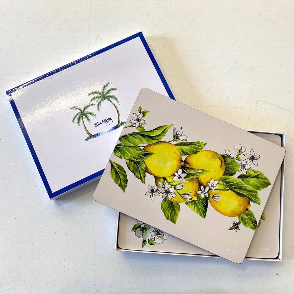 Botanical Fruit Coasters & Placemats Helen Ashley Designs