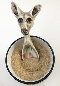 Porcelain Kangaroo Spoon