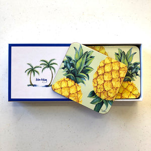 Pineapples Coasters & Placemats