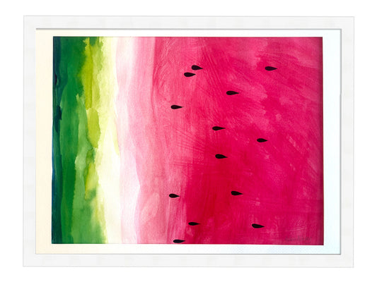 Watermelon Landscape - Framed Artwork
