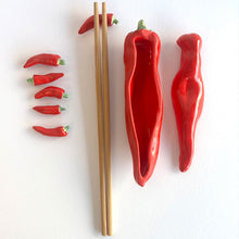 Chilli Chopstick Rest Family