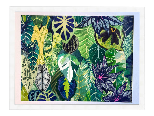 Happy Houseplant - Framed Artwork