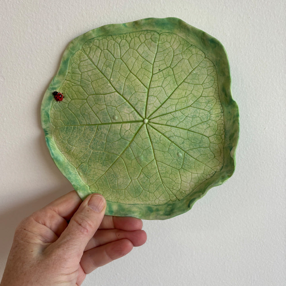 Nasturtium Leaf Plate
