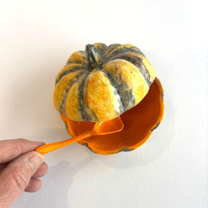 Pumpkin Pot with Lid and Spoon