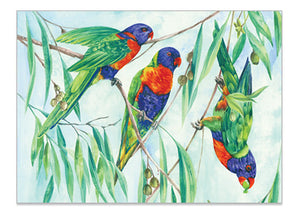 Australian Parrot Rainbow Lorikeet - Helen Ashley Designs