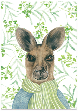 Rupert Roo - A6 Art Card