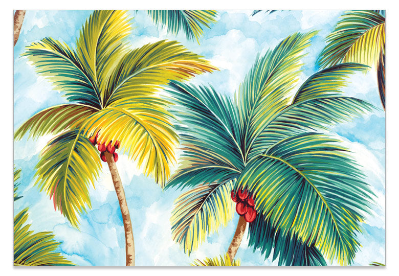 Palm Tree Allover A6 Art Card