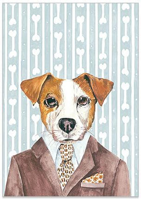 Jack Russell Dog Illustration Helen Ashley Designs