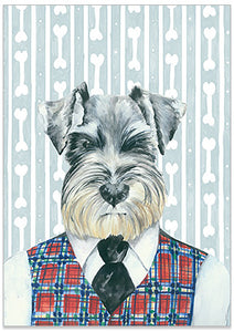 Schnauzer McDoogall - A6 Art Card