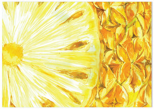 Fruit Slice Pineapple - A6 Art Card