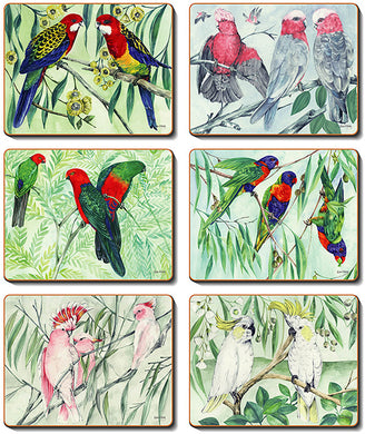 Australian Parrots Coasters & Placemats