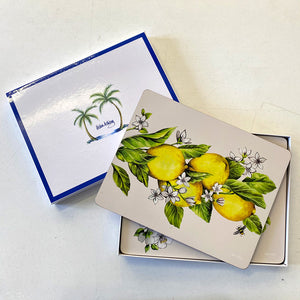 Botanical Fruit Coasters & Placemats