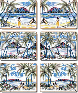 Hawaiian Holiday Coasters & Placemats