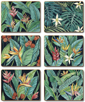 Tropical Midnight Coasters & Placemats