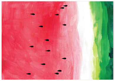 Fruit Slice Watermelon - A6 Art Card