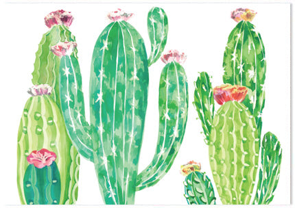 Cacti Garden - A6 Art Card