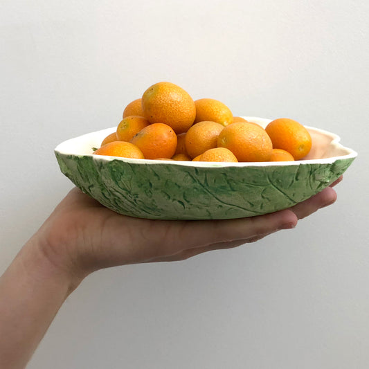 Cabbage Bowl, Ceramic Tableware, Porcelain Cabbage Bowl