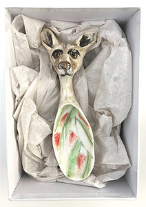 Porcelain Kangaroo Spoon