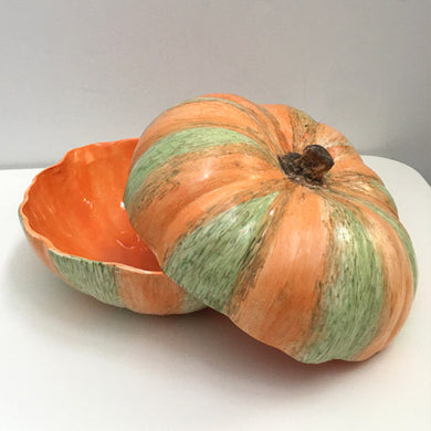 Large Pumpkin Bowl with Lid