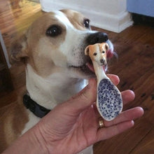 Dog and Cat Ceramic Spoons