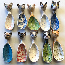 Dog and Cat Ceramic Spoons