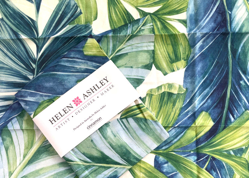 Tropical Leaves Tea Towel