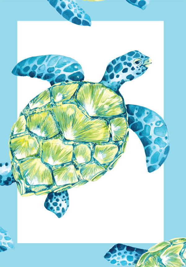 Turtle A6 Art Card